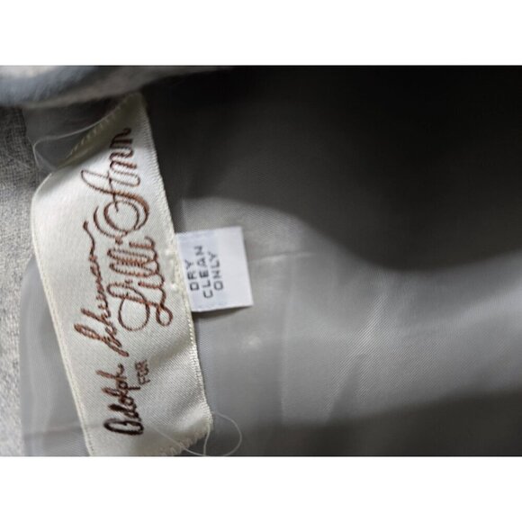 Vintage 1970s Lilli Ann Gray Wool Embroidered Jacket Blazer - Picture 15 of 16